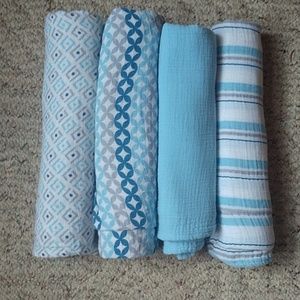 4 pack swaddle blankets